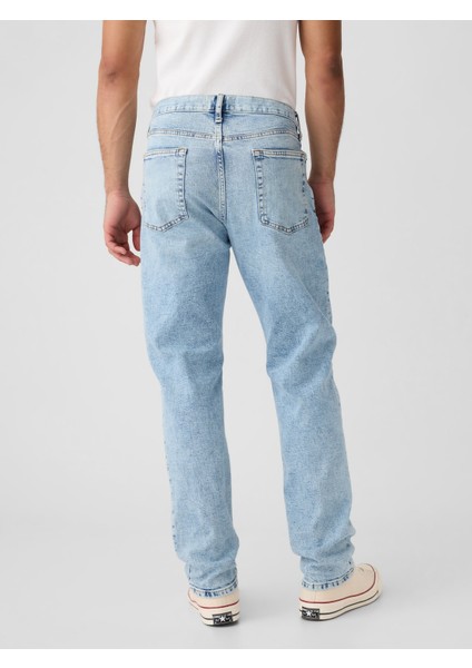 Erkek Mavi Gapflex Straight Jean Pantolon