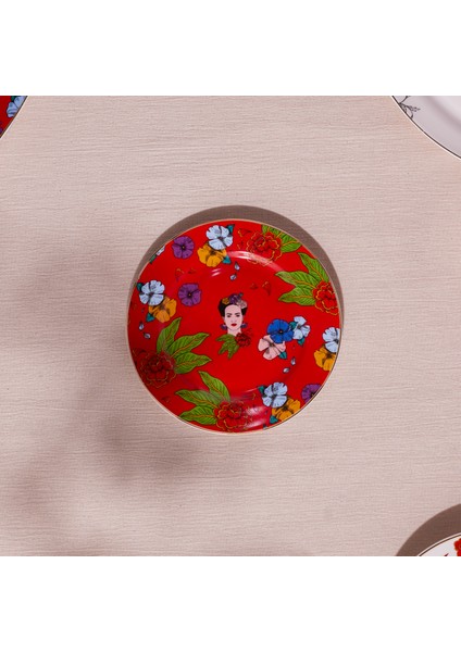 Frida Pasta Tabağı Kırmızı 19 cm