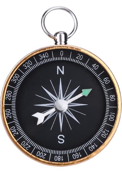 B445 Tarzı 1 Adet Taşınabilir Açık Alüminyum Kamp Pusula Anahtarlık Hediyeler Için Altın Hafif Pratik Açık Kamp Yürüyüş Araçları (Yurt Dışından) fiyatları