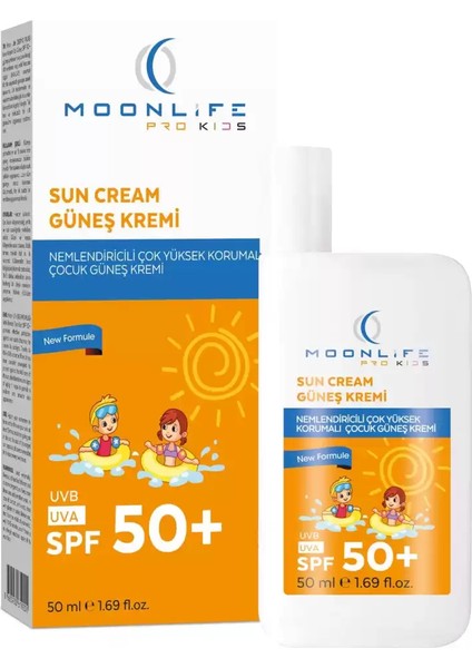 Moon Life Dermo Plus Çocuk Güneş Kremi Spf50+ 50 Ml