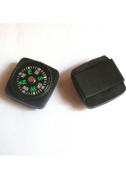 Kamp Yürüyüş Kemer Tokası Pusula Seyahat 4x Açık Acil Hayatta Kalma Navigasyon Aracı Lot Paracord Bilezik Mini Pusula (Yurt Dışından)