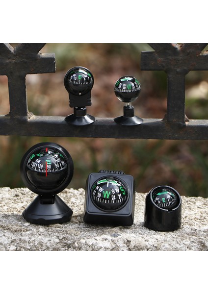 No.6 Stili Taşınabilir Evrensel Araba Pusula Cep Mini Top Dash Pano Su Geçirmez Araba Araç Montaj Navigasyon Pusula Kamp (Yurt Dışından) fiyatları