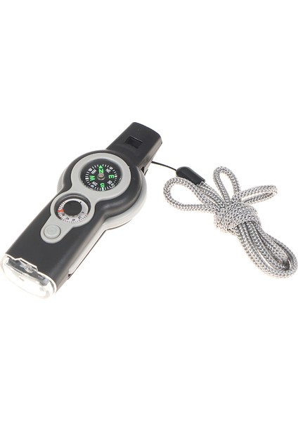 gr Tarzı Açık Imdat Düdüğü Anahtarlık Pusula Büyüteç LED Işık Termometre (Yurt Dışından)