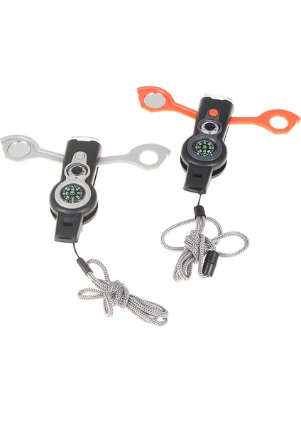 gr Tarzı Açık Imdat Düdüğü Anahtarlık Pusula Büyüteç LED Işık Termometre (Yurt Dışından) fiyatları