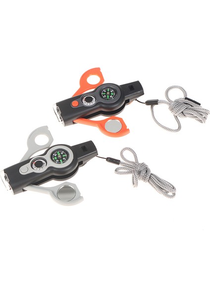 gr Tarzı Açık Imdat Düdüğü Anahtarlık Pusula Büyüteç LED Işık Termometre (Yurt Dışından) fırsatları