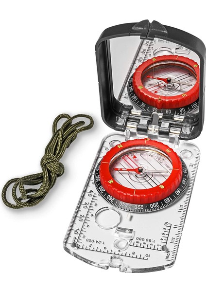 1 Adet Tarzı 1 Adet LED Işık Aynalı Pusula Dayanıklı Anti-Şok Kararlı Su Geçirmez Yürüyüş Tırmanma Çok Fonksiyonlu Pusula (Yurt Dışından) fiyatları