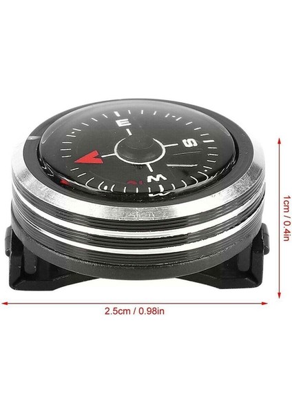 Siyah Stil Mini Cep Pusula Açık Yürüyüş Kamp Aksesuarları Hassas Mini Pusula Pusula Navigasyon Kayışı Düğmesi Survival Izle R5P8 (Yurt Dışından) indirimleri