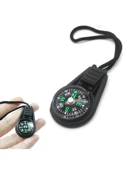1 Adet Tarzı Mini Pusula Hayatta Kalma Kiti Anahtarlık ile Açık Kamp Yürüyüş Avcılık Sırt Çantası Süslemeleri Bisiklet Aksesuarları Kompas (Yurt Dışından)