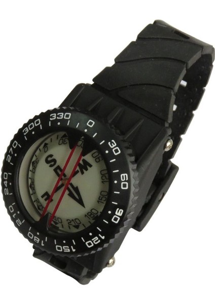 Siyah Stil Dalış Nişan Bilek Pusula 50M Derinlik Karartma Açık Hava Oryantiring Dağcılık Yürüyüş Için Aydınlık Kadran (Yurt Dışından)