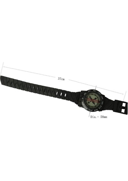 Siyah Stil Dalış Nişan Bilek Pusula 50M Derinlik Karartma Açık Hava Oryantiring Dağcılık Yürüyüş Için Aydınlık Kadran (Yurt Dışından) fırsatları