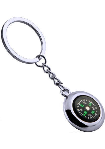 B Tarzı Mini Survival Pusula Anahtarlık Açık Kamp Yürüyüş Cep Pusula Navigator Karabina Anahtarlık Tırmanma Sürüş Donanımları (Yurt Dışından)
