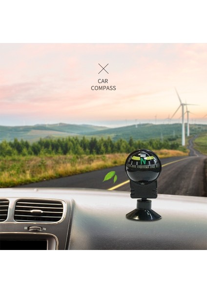 360 Derece Dönüş Su Geçirmez Araç Navigasyon Topu Şekilli Vantuzlu Araba Pusula (Yurt Dışından) modelleri