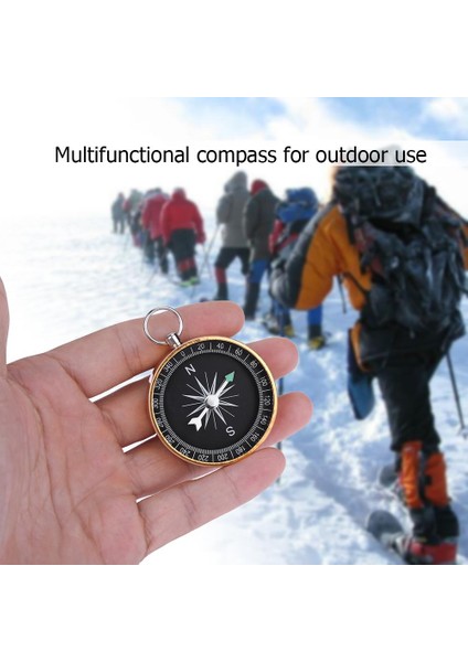 G445 Stili 1 Adet Taşınabilir Açık Alüminyum Kamp Pusula Anahtarlık Hediyeler Için Altın Hafif Pratik Açık Kamp Yürüyüş Araçları (Yurt Dışından) modelleri