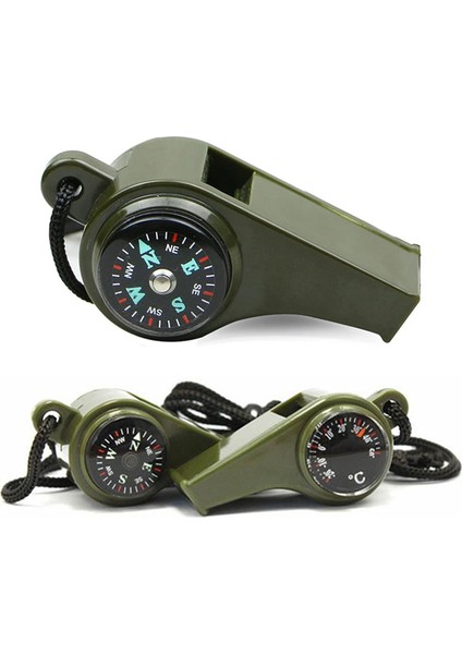 B Tarzı Çok Işlevli 3 In 1 Açık Düdük Pusula Termometre Içme Mini Pusula Navigasyon Karabina Kamp Yürüyüş Hayatta Kalma Araçları (Yurt Dışından) fiyatları