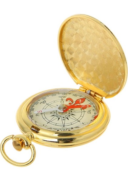 Gd Stili Cep Saati Flip Pusula Taşınabilir Yürüyüş Navigasyon Pusula Karanlıkta Aydınlık Navigasyon Araba Pusula Anahtarlık (Yurt Dışından)