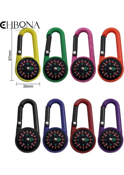 Kırmızı Stil Açık Yürüyüş Tırmanma Anahtarlıklar Için Çift Taraflı Marabiner Pusula Anahtarlık Yapış Kanca Pusulalar (Yurt Dışından) fiyatları