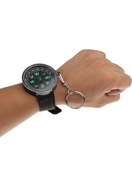 Açık Yürüyüş Bilek Pusula Darbeye Dayanıklı Taktik Kol Saati Kemer Saat Kayışı Yürüyüş Kamp Tekne Araba Survival Işaretleme Kılavuzu (Yurt Dışından)