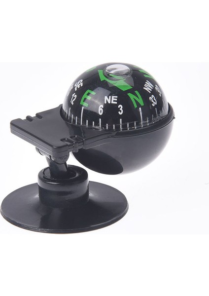 Siyah Stil Derece Döndürme Su Geçirmez Araç Navigasyon Topu Şekilli Vantuzlu Araba Pusula (Yurt Dışından) fiyatları