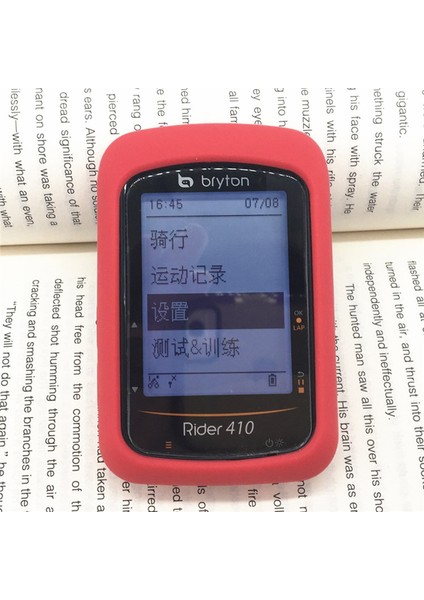 Mavi Stil Sunili Bisiklet Jel Kılıf ve Ekran Koruyucu Kapak Bryton Rider Gps Bilgisayar Kasası Bryto R450 R410 R405 (Yurt Dışından) modelleri