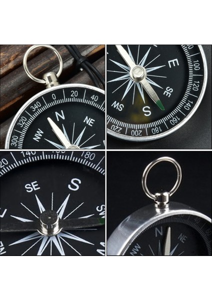 Siyah Stil Taşınabilir Acil Pusula Açık Hayatta Kalma Pusula Navigasyon Aracı Alüminyum Alaşımlı Pusula Anahtarlık ile Kamp Yürüyüş Için (Yurt Dışından) modelleri