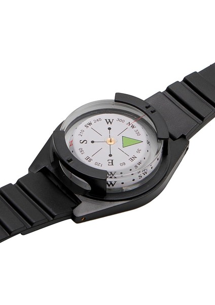 Taktik Bilek Pusula Izle Askeri Açık Survival Kayış Band Bilezik Saat Kayışı Dişli Pusula Gps Tırmanma Yürüyüş Siyah (Yurt Dışından) modelleri