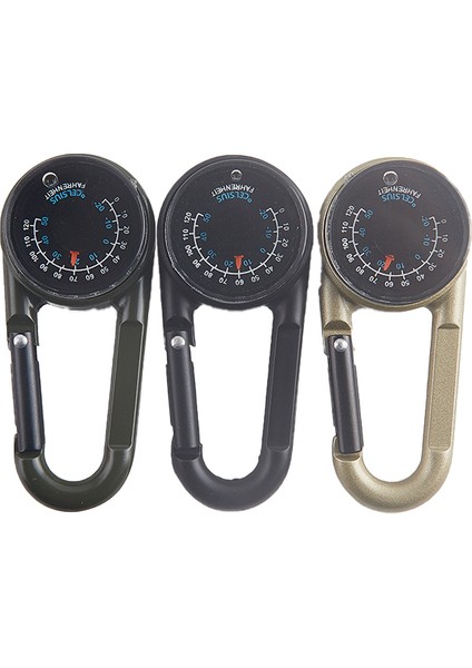 Altın Tarzı Metal Açık Anahtarlık Mini Pusula Çift Taraflı Dağcılık Toka Yapış Kanca (Yurt Dışından) indirimleri