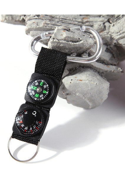 Bir Stil 3 In 1 Açık Düdük Pusula Termometre Içme Mini Pusula Navigasyon Karabina Çok Fonksiyonlu Kamp Yürüyüş Hayatta Kalma Araçları (Yurt Dışından) modelleri