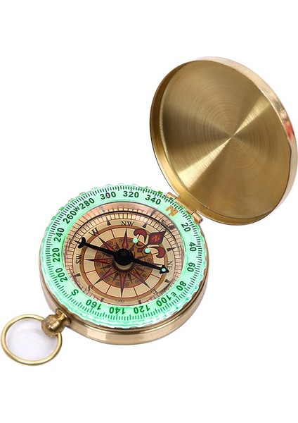 Sarı Stil Yüksek Li Kamp Yürüyüş Cep Pirinç Altın Pusula Açık Hava Etkinlikleri Için Taşınabilir Pusula Navigasyon (Yurt Dışından) fiyatları