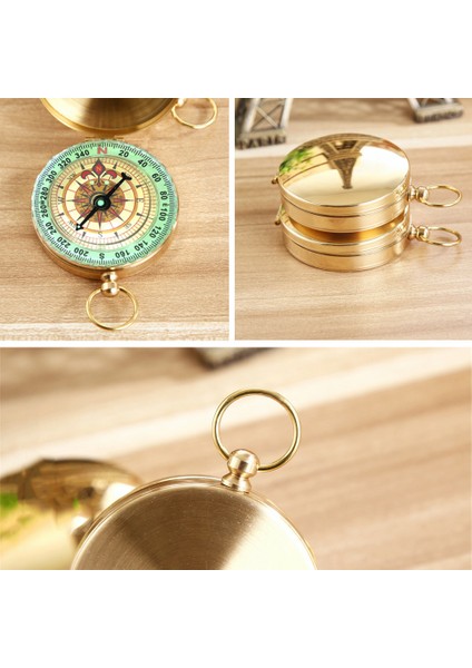 Sarı Stil Yüksek Li Kamp Yürüyüş Cep Pirinç Altın Pusula Açık Hava Etkinlikleri Için Taşınabilir Pusula Navigasyon (Yurt Dışından) indirimleri