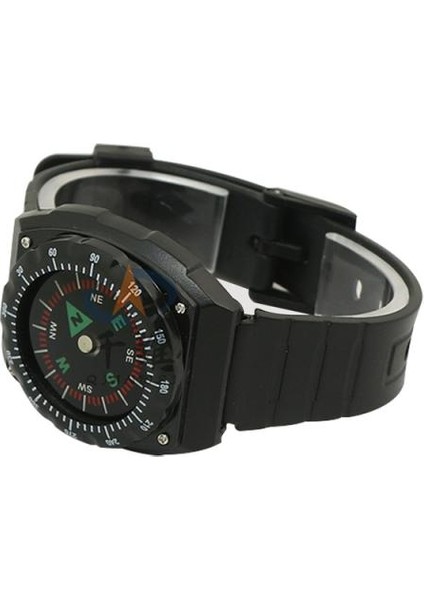 No.1 Stili Kemer Tokası Mini Saat Tipi Pusula Taşınabilir Açık Kamp Yürüyüş Seyahat Için Acil Hayatta Kalma Navigasyon Aracı (Yurt Dışından)