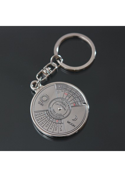 Jaar Kalender Sleutelhanger Mini Metal Yüzük Kompas Sleutelhanger Sleutelhanger Wandelen Outdoor Sport Gereedschap (Yurt Dışından) fırsatları