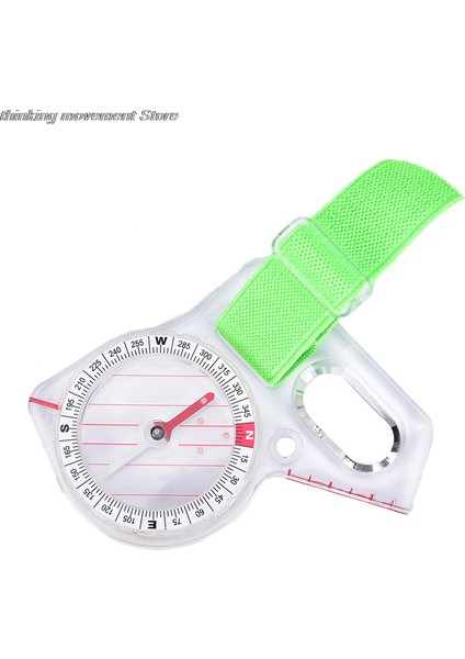 1 Adet Açık Profesyonel Başparmak Pusula Elit Rekabet Oryantiring Pusula Taşınabilir Pusula Harita Ölçeği Pusula (Yurt Dışından)