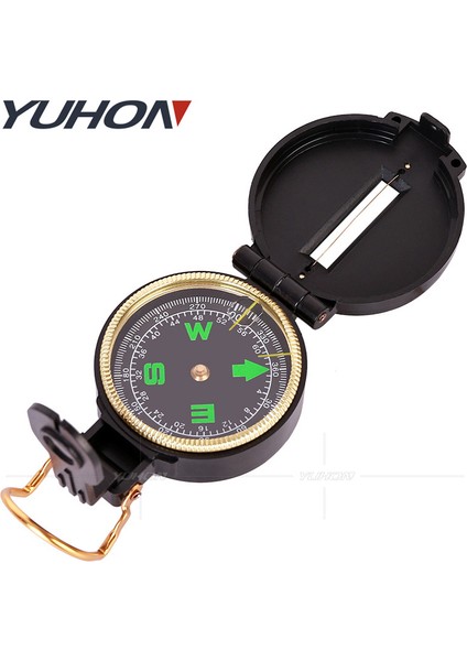 Siyah Stil Kapak Çevirin Amerikan Dağcılık Kamp Açık Bisiklet Seyahat Pusulası Pusula Siyah Abs Yüksek Hassasiyetli Pusula (Yurt Dışından) fiyatları