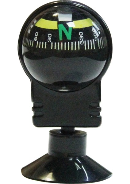 360 Derece Döndürme Su Geçirmez Araç Navigasyon Topu Şekli Araba Emme Pusula Yenı (Yurt Dışından)