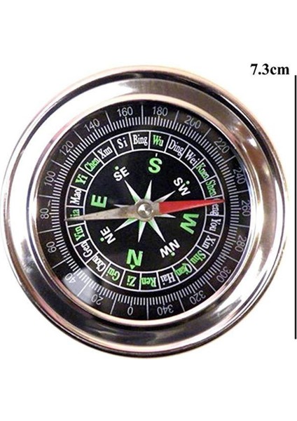 Siyah Stil Büyük Boy Paslanmaz Çelik Yönlü Manyetik Pusula Açık Kamp Aracı (Yurt Dışından) indirimleri