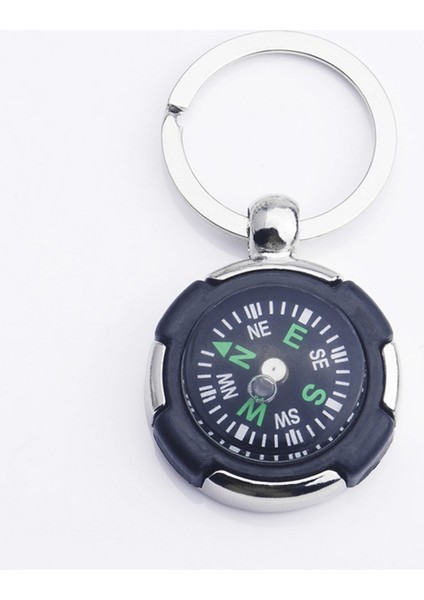 C Tarzı 2'si 1 Arada Yaratıcı Anahtarlık Pusula Açık Kamp Yürüyüş Faydalı Araçlar Doğa Sporları Dağcılık Erkek Kadın Orman Faaliyetleri (Yurt Dışından) fırsatları