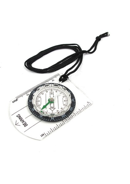 Şeffaf Stil Açık Kamp Yürüyüş Şeffaf Plastik Pusula Pusula Orantılı Ayak Izi Seyahat Askeri Pusula Araçları Seyahat Kitleri (Yurt Dışından)