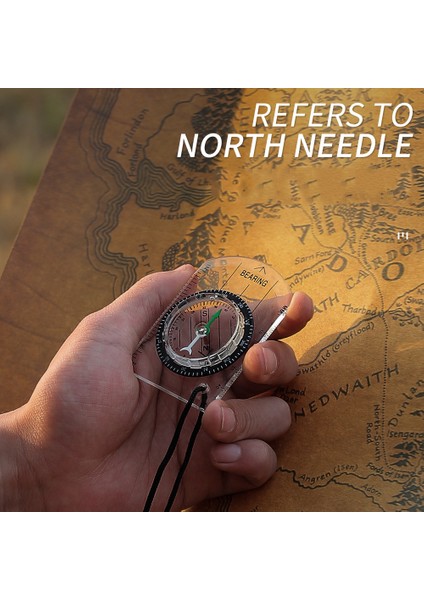 Şeffaf Stil Açık Kamp Yürüyüş Şeffaf Plastik Pusula Pusula Orantılı Ayak Izi Seyahat Askeri Pusula Araçları Seyahat Kitleri (Yurt Dışından) fiyatları