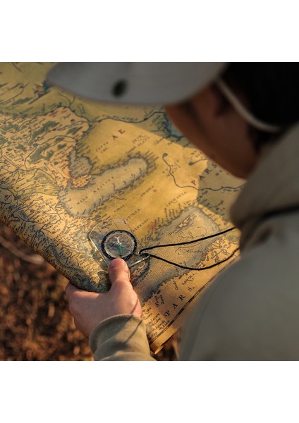 Şeffaf Stil Açık Kamp Yürüyüş Şeffaf Plastik Pusula Pusula Orantılı Ayak Izi Seyahat Askeri Pusula Araçları Seyahat Kitleri (Yurt Dışından) fırsatları