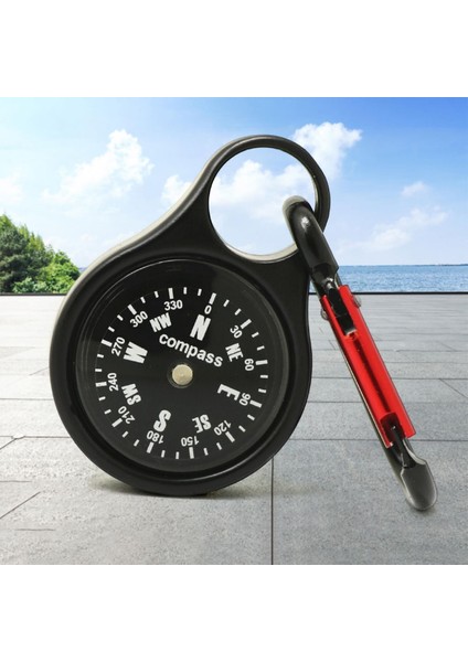 Pusula Karabina Zinciri Küçük Pusula Yürüyüş Hayatta Kalma Aksesuarları (Yurt Dışından) fırsatları