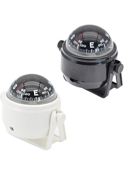 Siyah Stil Sea Marine Elektronik Dijital Pusula Tekne Karavan Kamyon Siyah Araba Pusula Tekne Ekipmanları (Yurt Dışından)