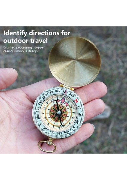 1 Adet Tarzı Kamp Survival Pusula Metal Cep Pusula Su Geçirmez Aydınlık Pusula Kapaklı Açık Yürüyüş Tırmanma Navigasyon Aracı (Yurt Dışından) fiyatları