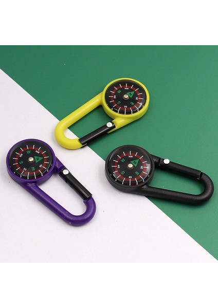 A4 Stili Kancalı Mini Pusula 2'si 1 Arada Çok Fonksiyonlu Yürüyüş Abs Karabina Hassas Kılavuz Açık Dağcılık Anahtarlık Kamp Aracı (Yurt Dışından) fırsatları