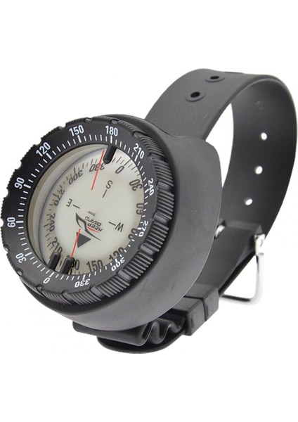 Siyah Stil Etkili Pusula Güçlü Yapı Abs Rahat Okuma Dış Mekan Için Su Geçirmez Dalış Pusula (Yurt Dışından)