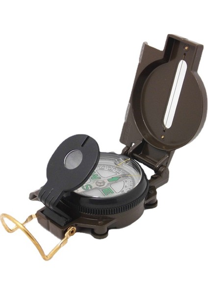 Siyah Stil Katlanır Pusula Çok Fonksiyonlu Cetvel Büyüteç Açık Kamp Yürüyüş Aksesuarları Survival Için Ordu Yeşil Araçları (Yurt Dışından)