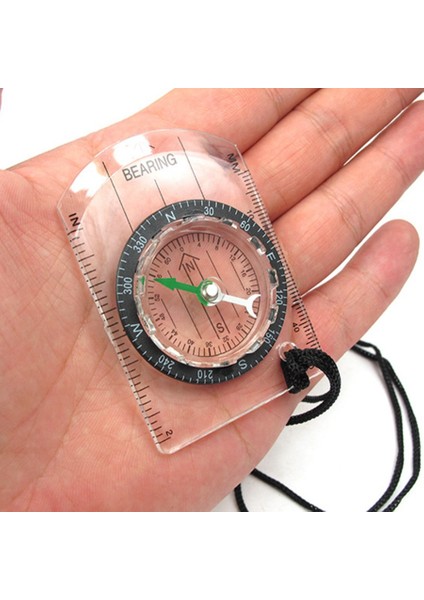 1 Adet Tarzı Açık Hayatta Kalma Profesyonel Mini Pusula Harita Ölçeği Cetvel Çok Fonksiyonlu Ekipman Açık Yürüyüş Hayatta Kalma Rehberlik Aracı (Yurt Dışından)