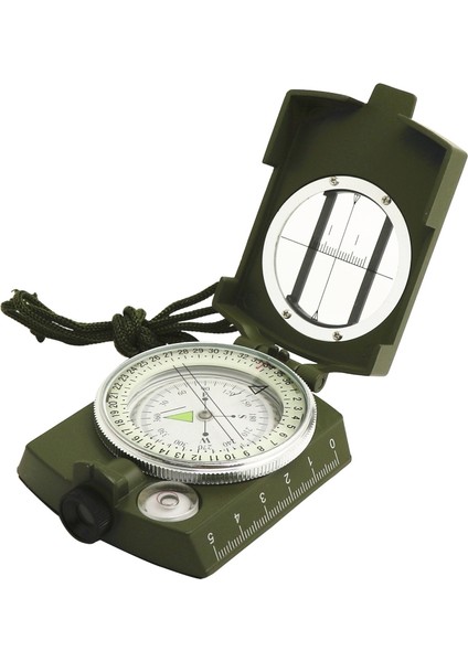 652D Pusula Yüksek Hassasiyetli Çok Fonksiyonlu Askeri Kuzey Yeşil Pusula Dış Mekan (Yurt Dışından)