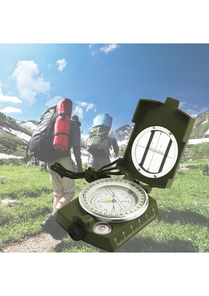 652D Pusula Yüksek Hassasiyetli Çok Fonksiyonlu Askeri Kuzey Yeşil Pusula Dış Mekan (Yurt Dışından) fiyatları