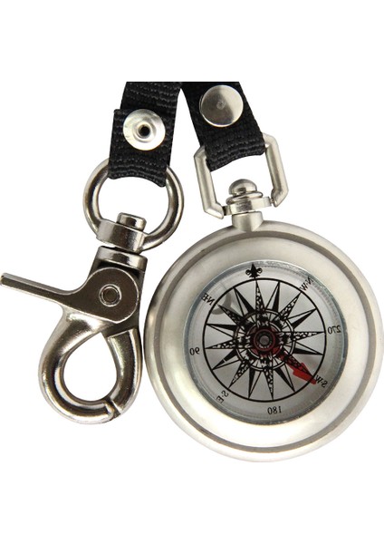 Sırt Çantası Taşınabilir Açık Yürüyüş Kamp Pusula El Anahtarlık Survival Pusula Alaşımlı Gümüş Mini Pusula (Yurt Dışından) modelleri