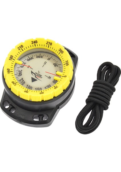 Sarı Stil Çok Fonksiyonlu Tüplü Dalış Pusula Kamp Tırmanma Yürüyüş Mini Karabina Aydınlık Elastik Halat Su Geçirmez Pusula Izle (Yurt Dışından)